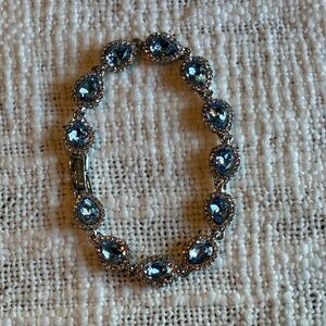 Givenchy nwot light blue crystal bracelet